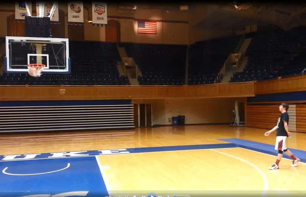 Jackson Regan at Cameron Indoor Stadium