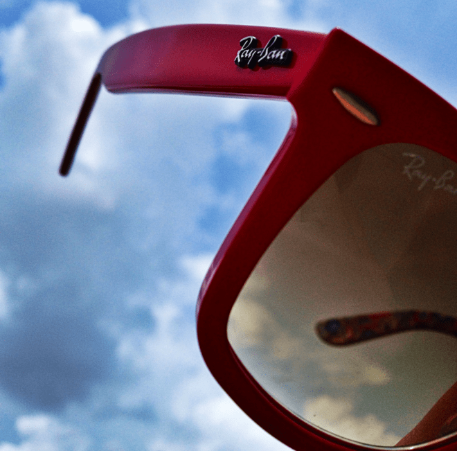 Red Wayfarer Ray Ban Sunglasses