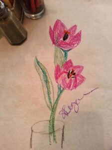 Mommy Egg Flower Drawing