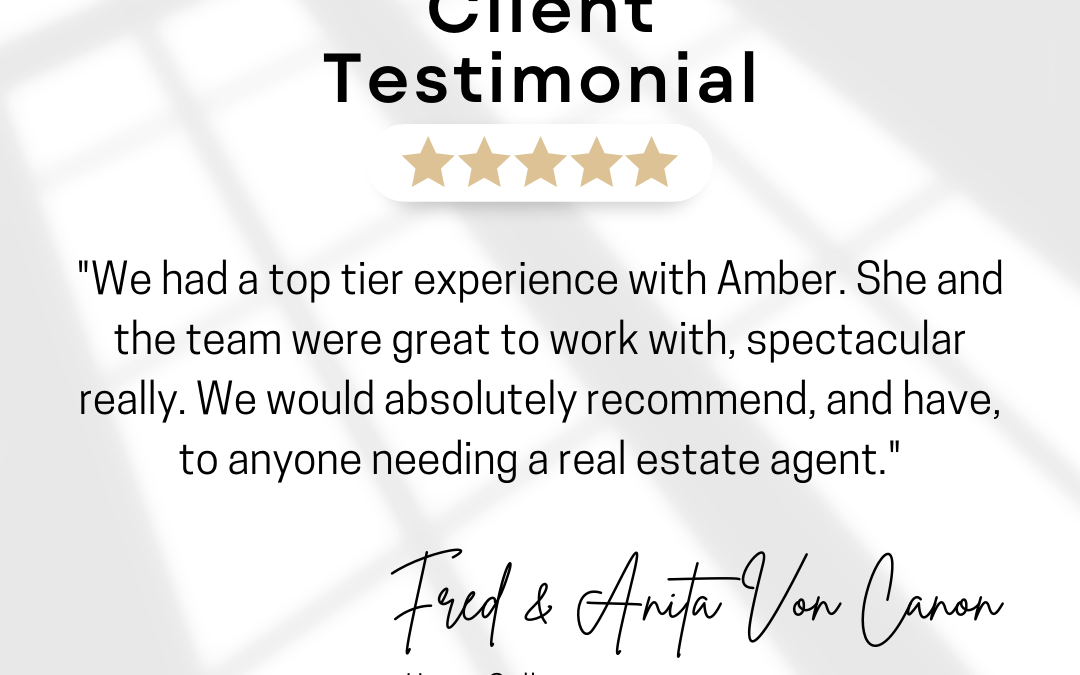 We had a top tier experience with Amber…