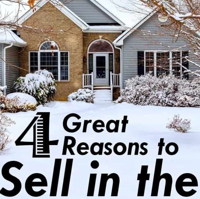 Four Great Reasons to Sell Your House in the Winter