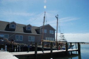 View of a pier in Morehead City. (photo from www.moreheadcity.nc.gov)