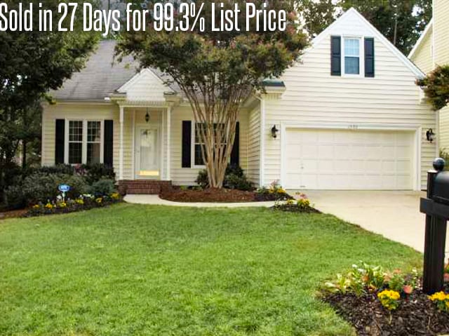 Real Estate for Sale in Raleigh, NC - Simple Landscaping to Sell your home